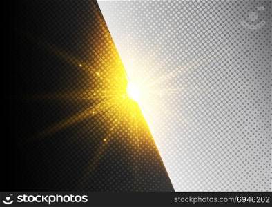 Abstract black separate white color background and texture image with the sparkling out. halftone dots texture. vector illustration