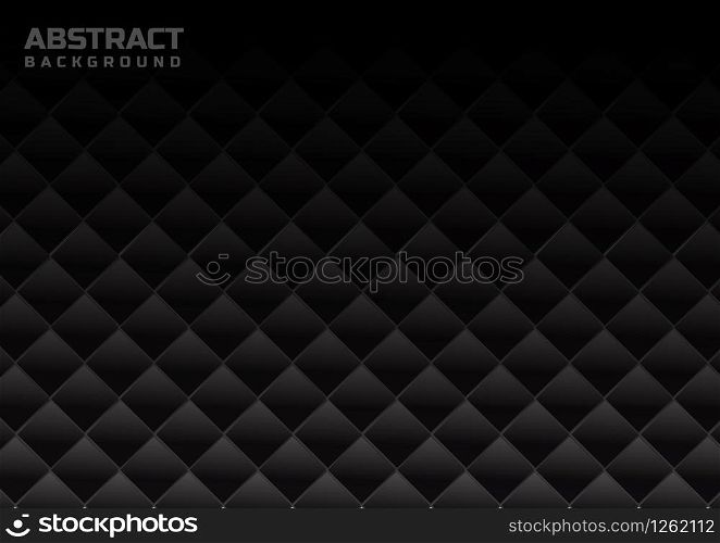 Abstract black template pattern geometric design.Vector illustration