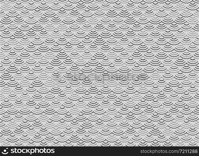 Abstract black wavy line pattern background. Use for poster, artwork, template design. wrapping paper. Abstract black wavy line pattern background.