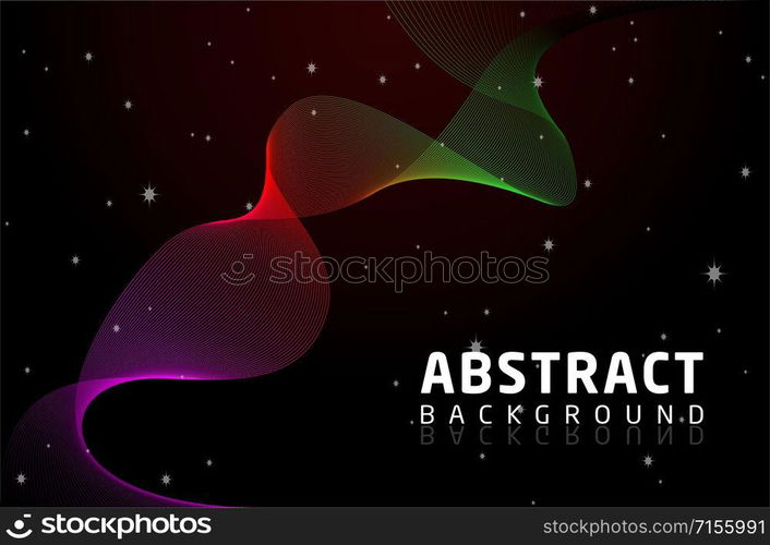 Abstract Blend Shape Background Vector