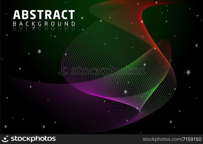 Abstract Blend Shape Background Vector