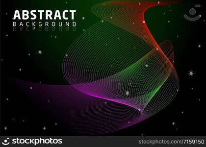 Abstract Blend Shape Background Vector