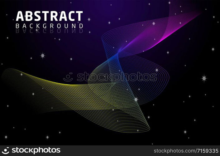 Abstract Blend Shape Background Vector