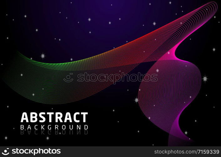 Abstract Blend Shape Background Vector