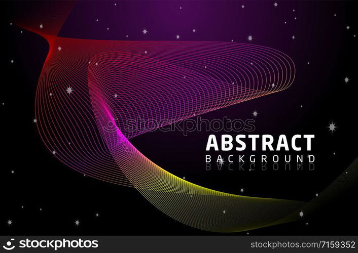 Abstract Blend Shape Background Vector