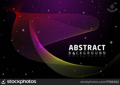 Abstract Blend Shape Background Vector