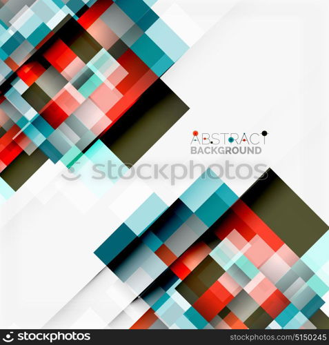 Abstract blocks template design background, simple geometric shapes on white, straight lines and rectangles. Abstract vector blocks template design background, simple geometric shapes on white, straight lines and rectangles