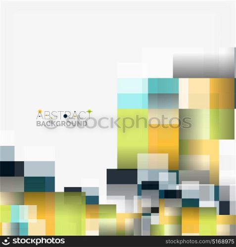 Abstract blocks template design background, simple geometric shapes on white, straight lines and rectangles. Abstract vector blocks template design background, simple geometric shapes on white, straight lines and rectangles