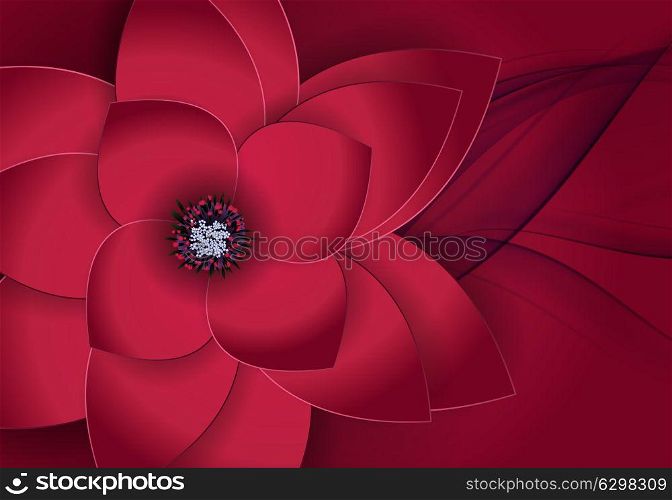 Abstract Blossom Floral Greeting Card Background EPS10. Abstract Blossom Floral Greeting Card Background