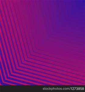 Abstract blue and pink neon gradient stripes line pattern halftone background and texture. You can use for template design flyer, banner web, cover, poster, brochure, etc. Vector illustration
