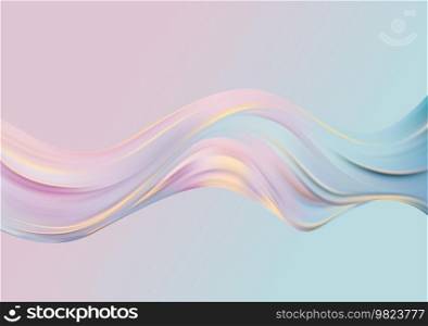 Abstract blue and pink plasticine wave background. Pastel flow shape. Flowing liquid lines design element. Vector Illustration pastel color. Abstract blue and pink swirl wave background. Flow liquid lines design elemen
