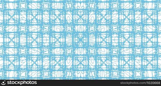 Abstract blue and white spider web vector