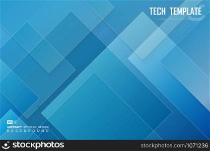 Abstract blue and white tech design of minimal presentation background. Use for poster, template design, ad, artwork. illustration vector eps10