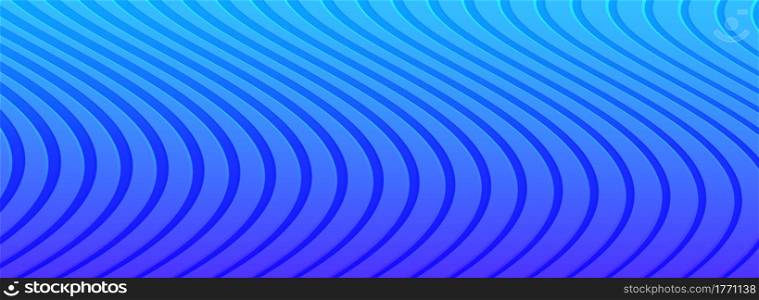 Abstract Blue Background Design with Dynamic Lines Concept. Graphic Design Element.