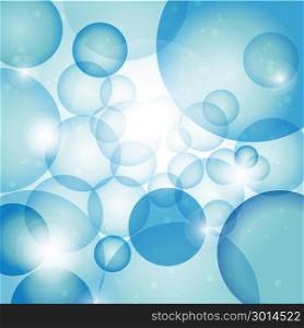Abstract blue background. Vector illustration.. Abstract blue bokeh background Modern fashionable