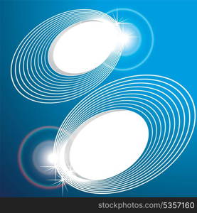 Abstract blue background. Vector image