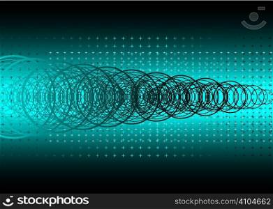 Abstract blue background with a technical digital look