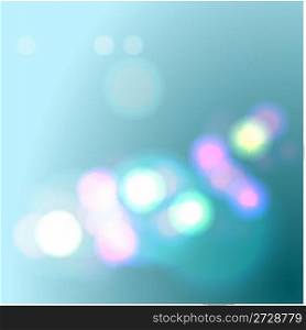 abstract blue background with glittering lights