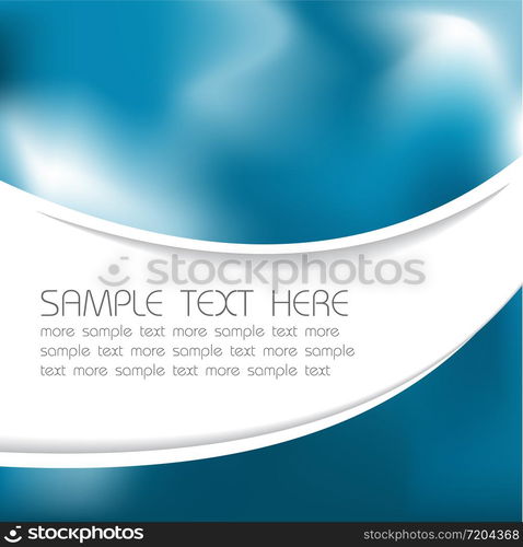 Abstract blue background with place for your text