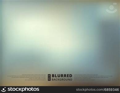 Abstract blue blur unfocused style background, blurred wallpaper design , vector illustration