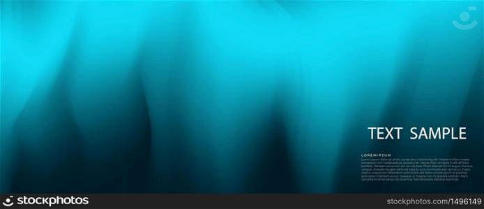 Abstract blue blurred gradient background Ecology concept for your graphic design,