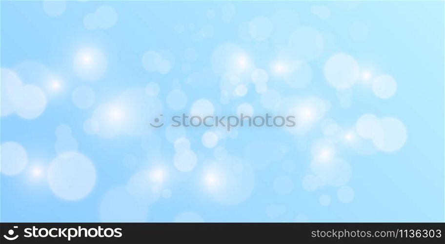 Abstract blue bokeh background. Abstract blue bokeh background. Vector illustration