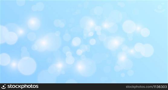 Abstract blue bokeh background. Abstract blue bokeh background. Vector illustration