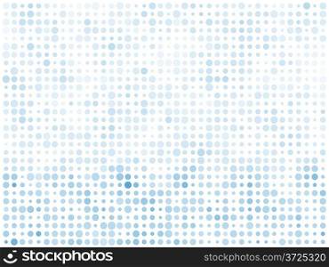 Abstract blue circles bright mosaic vector background.