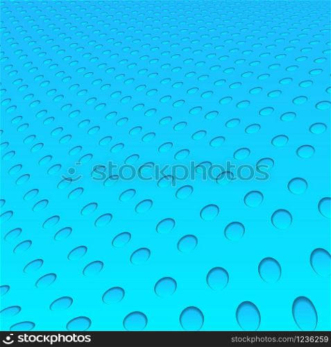 Abstract blue circles geometric hole pattern wave background and texture. Vector illustration