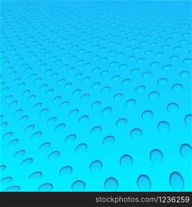 Abstract blue circles geometric hole pattern wave background and texture. Vector illustration