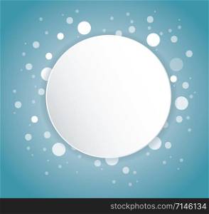 Abstract blue color Circle background