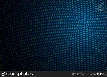 Abstract blue dot pattern of geometric circle design futuristic background. Use for ad, poster, artwork, template design, print. illustration vector eps10