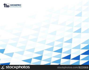 Abstract blue geometric pattern background, vector eps10