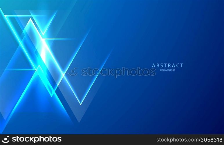 Abstract blue gradient background Ecology concept for your graphic design, light effect Glowing. neon glow and flash background.