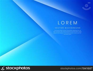 Abstract blue gradient diagonal background with shadow and copy spacd for text. You can use for ad, poster, template, business presentation. Vector illustration