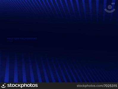 Abstract blue halftone on dark background and texture. Dots lines pattern. Vector illustration