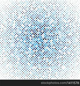 Abstract blue halftone pattern background