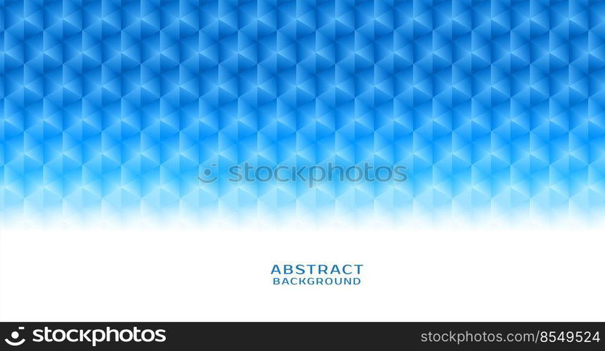 abstract blue hexagonal pattern background
