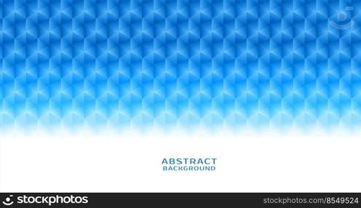 abstract blue hexagonal pattern background