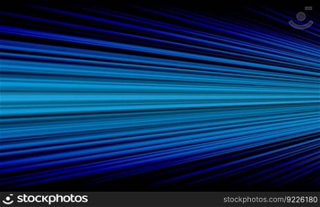 Abstract blue light black line speed texture background vector illustration.