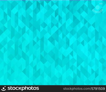 Abstract blue light template background. Vector Abstract blue light geometric background Triangle shapes