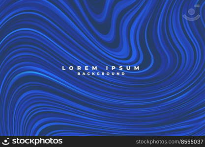 abstract blue lines liquid style swirl background