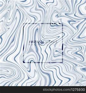 Abstract blue marble pattern cover design background. Use for ad, poster, copy space of text, headline. illustration vector eps10