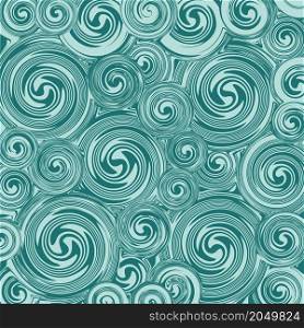Abstract blue menthol circles background. Vector illustration