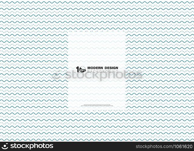 Abstract blue minimal wavy design background. Decorate for poster, ad, artwork, template design. illustration vector eps10