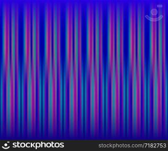 Abstract blue neon background with vertical pink, purple stripes