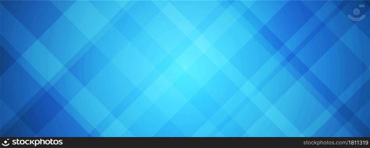 Abstract blue overlapping rectangle background