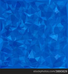 Abstract Blue Polygonal Background. Abstract Blue Polygonal Triangle Pattern.. Polygonal Background