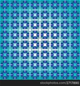 abstract blue seamless pattern, retro texture; vector art illustration
