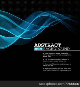 Abstract blue shining wave background. Vector illustration. Abstract blue shining wave background. Vector illustration EPS 10
